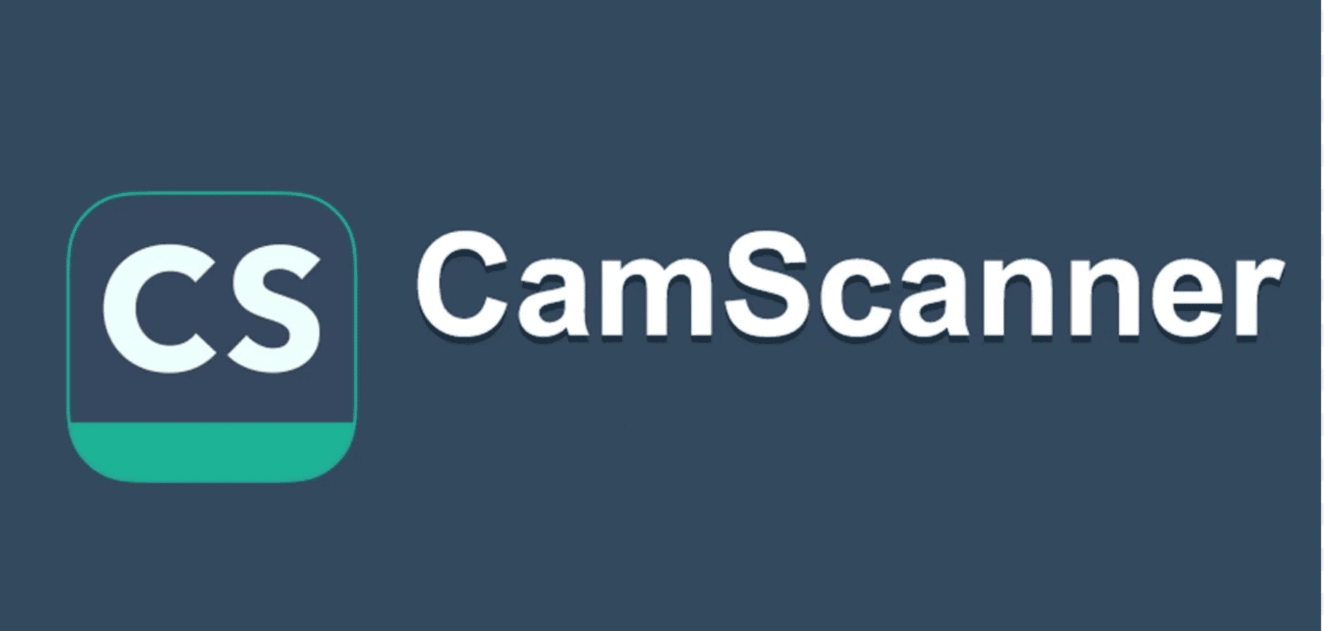 The CamScanner logo on a dark background, representing the CamScanner scanner PDF maker Crack.