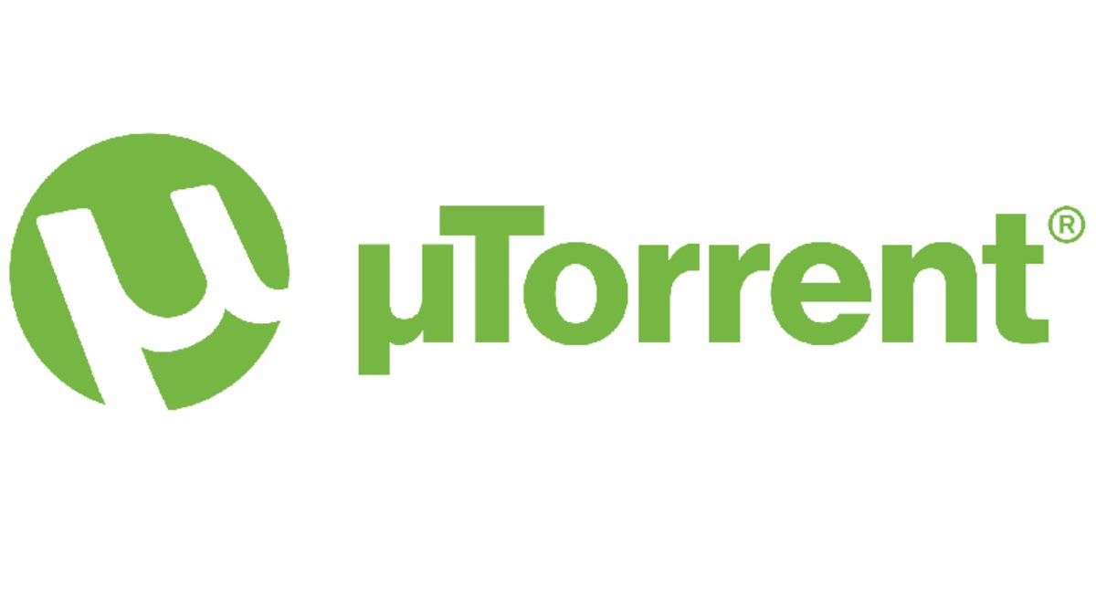 The uTorrent logo with the word uTorrent, featuring the additional information of 'μTorrent Pro'.