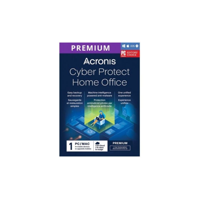 Image of Acronis Cyber Protect Home Office Crack software interface with advanced cybersecurity features for home office use.