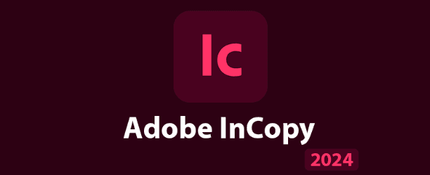 "Image of Adobe InCopy 2020 software interface, displaying the logo and name 'Adobe InCopy 2020'."