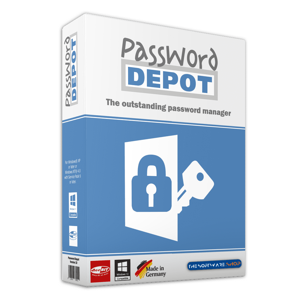 1. Secure your passwords with Password Depot - a reliable password manager for all your online accounts.