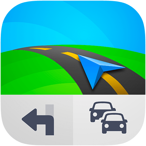 1. Screenshot of Sygic GPS Navigation & Maps Mod APK showing navigator interface with maps and GPS navigation features.