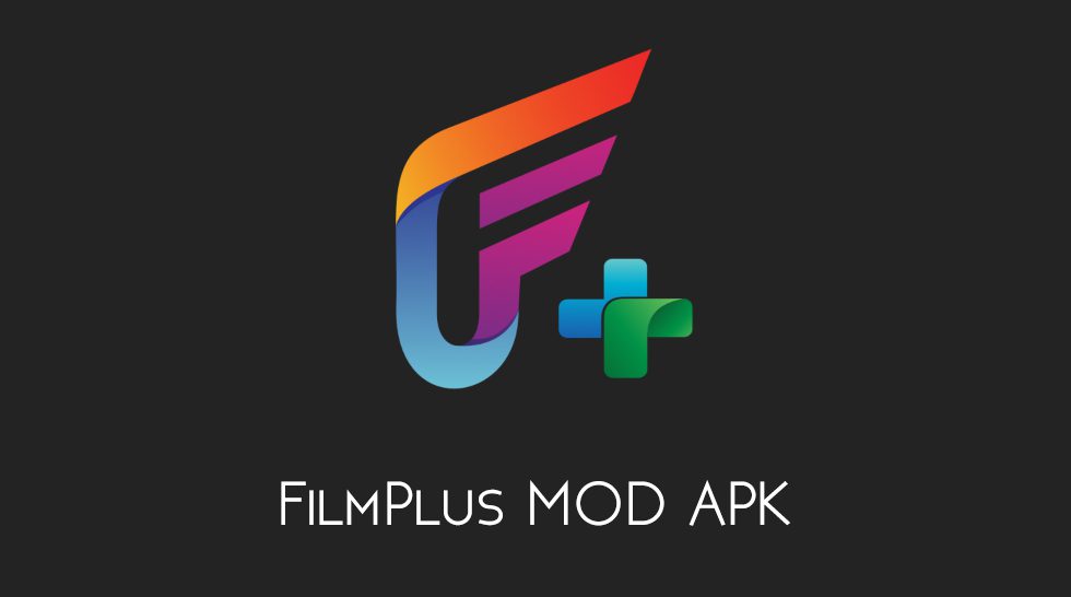 1. FilmPlus logo with a film reel icon and the word "FilmPlus" in bold letters on a black background.