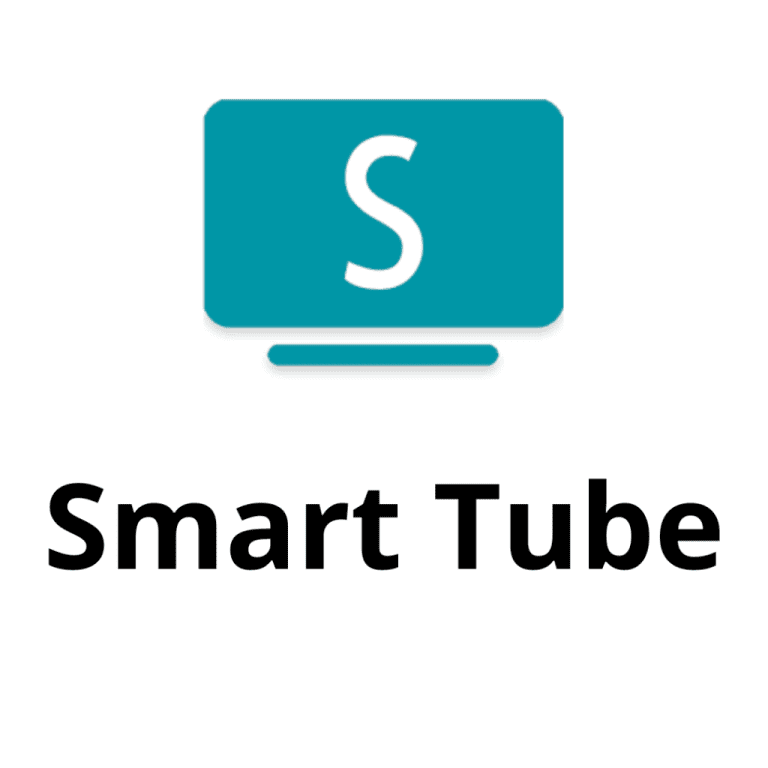 A screenshot of the SmartTube app interface showing video recommendations, search bar, and playback controls.