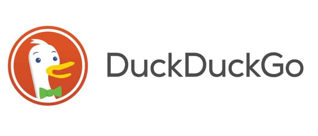 1. DuckDuckGo logo featuring a duck in the middle, representing DuckDuckGo Privacy Browser.