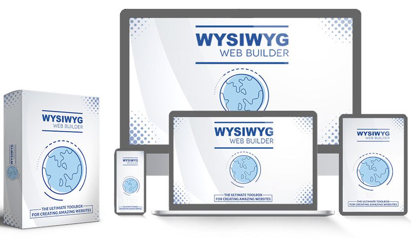 WYSIWYG Web Builder software accessible on various devices - empowering easy web development.