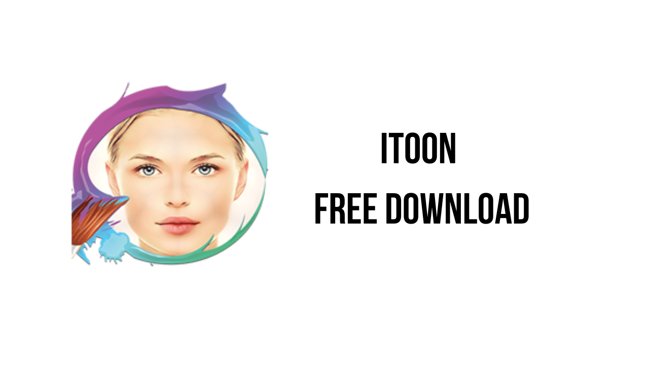 Logo for iticon free download featuring the text "iToon" in bold, modern font with vibrant colors.