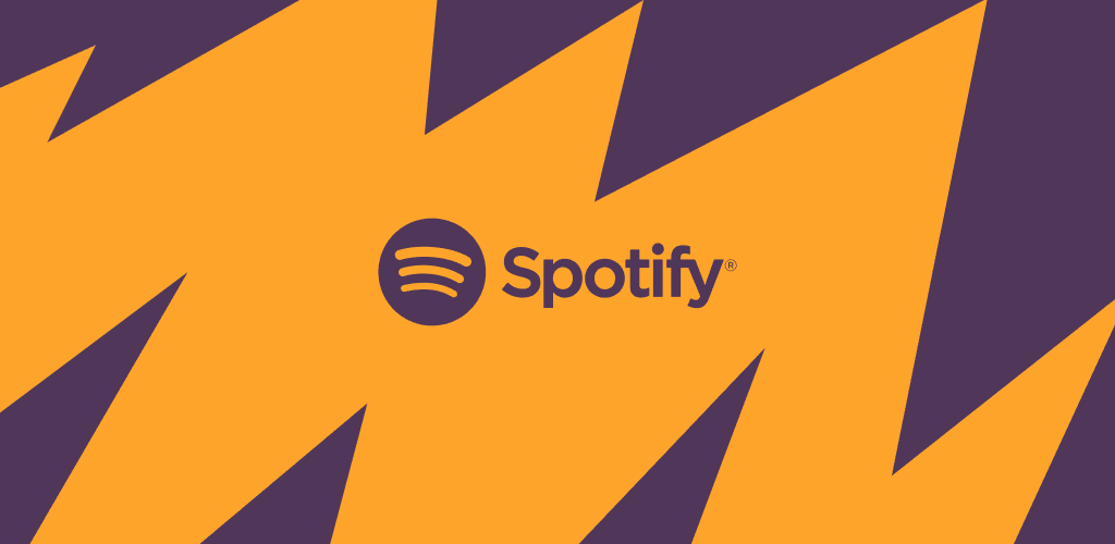Version 1: Lightning bolt logo for Spotify Music and Podcasts.