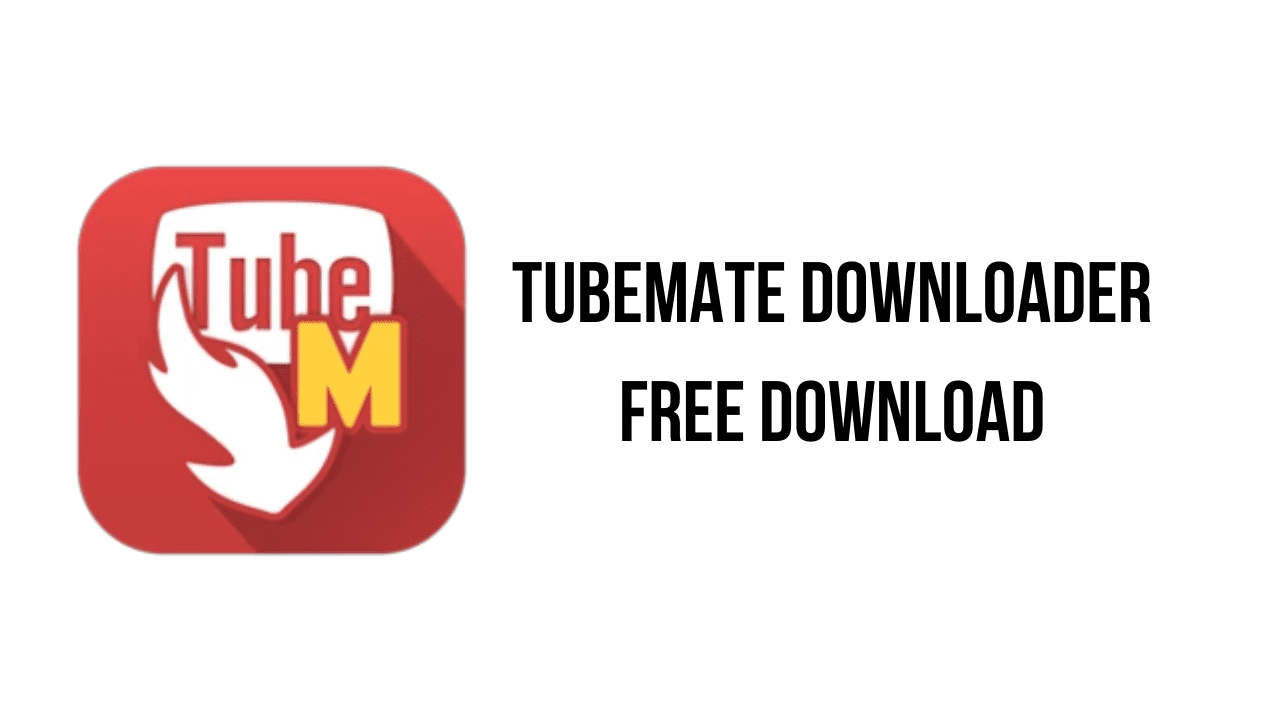 TubeMate Downloader logo with a green arrow pointing downwards, indicating free download.