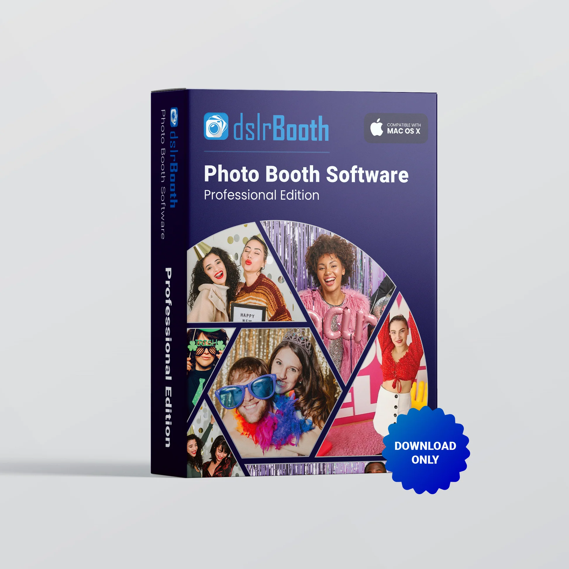 Professional edition of dslrBooth photo booth software for high-quality images and seamless event photography.
