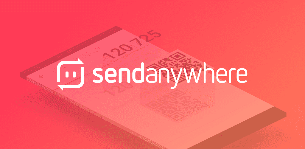 Version 1: Logo for 'senderanywhere' featuring a paper airplane design, symbolizing easy and quick file sharing with 'Send Anywhere'.